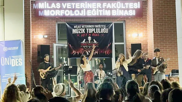 Milas Veterinerlik Fakültesi, müzik ve dayanışma şenliğine ev sahipliği yaptı