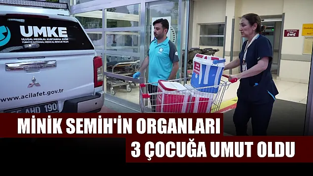 Minik Semih'in organları 3 çocuğa umut oldu