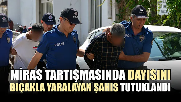 Miras tartışmasında dayısını bıçakla yaralayan şahıs tutuklandı