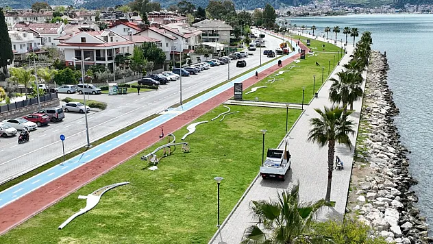 Modern sahil için adım adım: LED çalışmaları nedeniyle yol kapalı