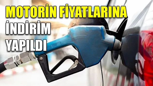 Motorin fiyatlarına indirim yapıldı