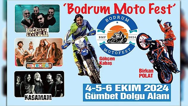 Motosiklet tutkunları Bodrum'da buluşuyor