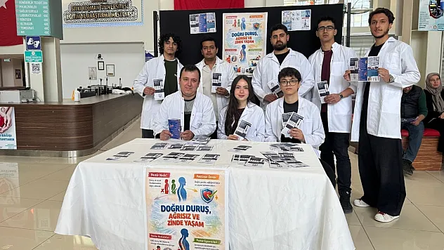 MSKÜ Tıp Fakültesi Öğrencilerinden Doğru Duruş İçin Farkındalık Etkinliği