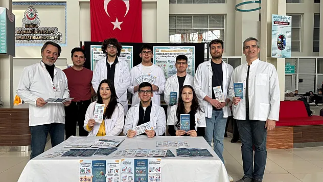 MSKÜ Tıp Fakültesi öğrencileri antibiyotik kullanımı hakkında bilgilendirdi
