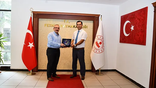 Müfettiş Acar, Kaymakam Karaman'ı ziyaret etti