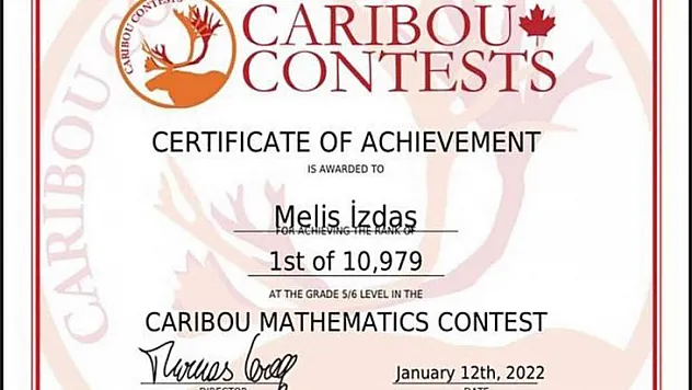 Muğla BİLSEM öğrencisi dünya birincisi