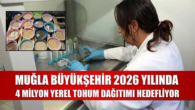 Muğla Büyükşehir 2026 Yılında 4 Milyon Yerel Tohum Dağıtımı Hedefliyor