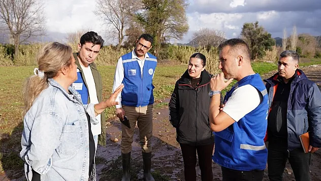 Muğla Büyükşehir'den Köyceğiz'de Sel Sonrası Üreticiye Destek