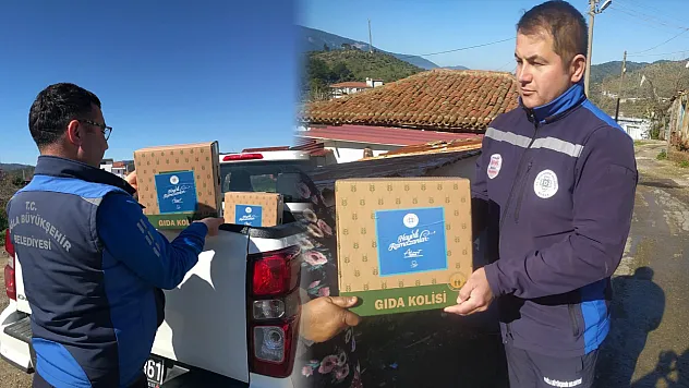 Muğla Büyükşehir'den Ramazan'da Gıda Kolisi Desteği