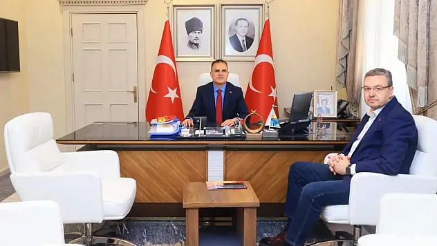 Muğla Büyükşehir Gazeteciler Derneği Başkanı Cem Kaytan'dan Vali Akbıyık'a Ziyaret