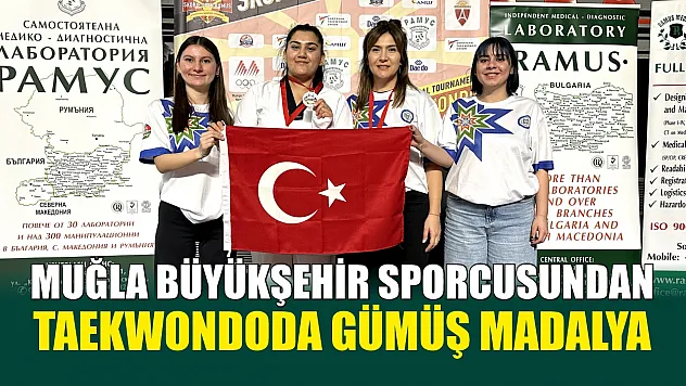 Muğla Büyükşehir Sporcusundan Taekwondoda Gümüş Madalya