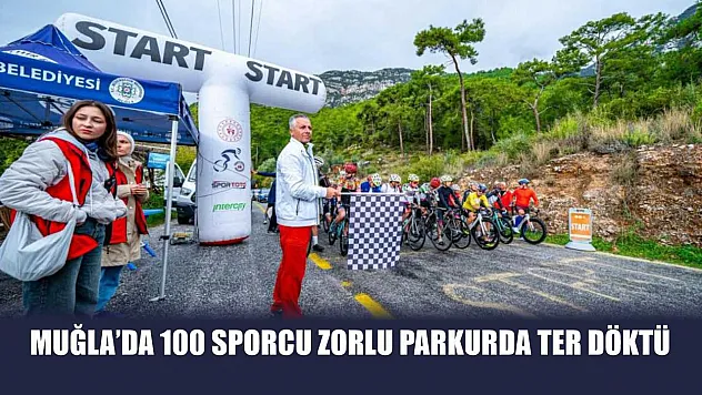 Muğla'da 100 sporcu zorlu parkurda ter döktü
