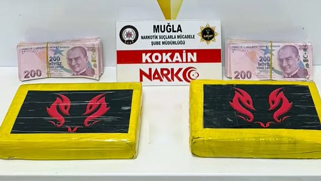 Muğla'da 2 kilo kokain ele geçirildi