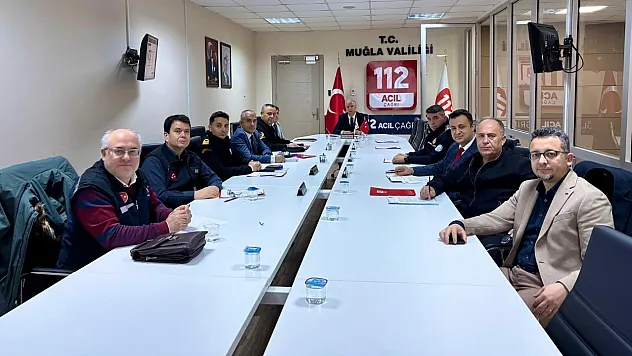 Muğla'da Acil Çağrı hizmetlerinde Şubat ayı toplantısı yapıldı
