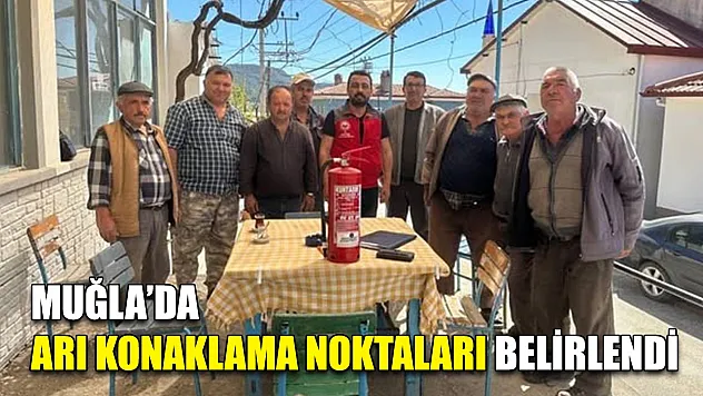 Muğla'da arı konaklama noktaları belirlendi