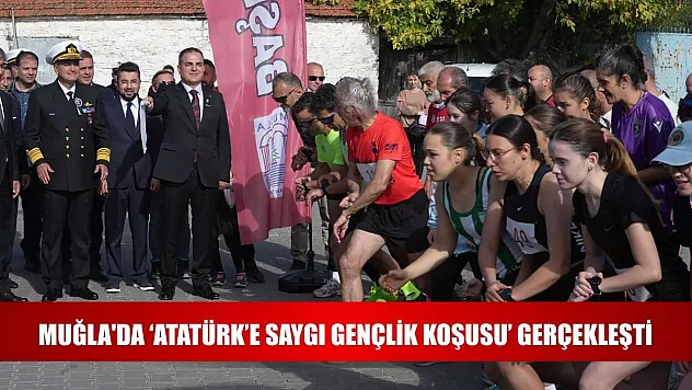 Muğla'da 'Atatürk'e Saygı Gençlik Koşusu' gerçekleşti