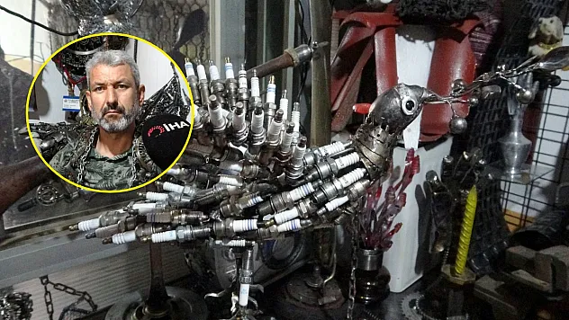 Muğla'da atıklardan sanat doğuyor
