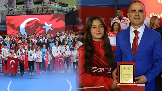 Muğla'da başarılı sporculara ödül yağdı