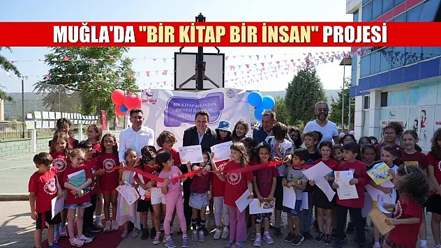 Muğla'da 'Bir Kitap Bir İnsan' projesi