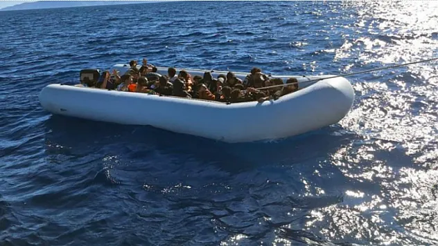 Muğla'da düzensiz göçmenler kurtarıldı