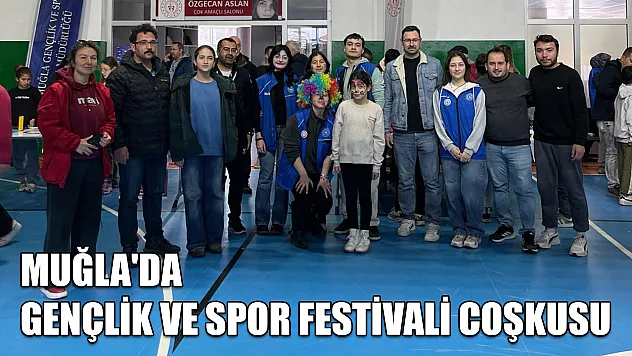 Muğla'da Gençlik ve Spor festivali coşkusu