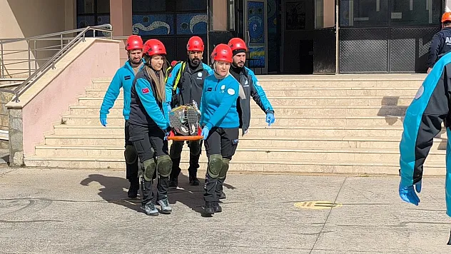 Muğla'da gerçeği aratmayan deprem tatbikatı