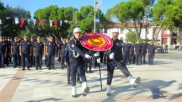 Muğla'da İtfaiye Haftası çelenk sunma töreniyle başladı