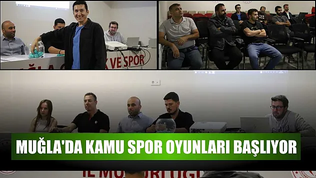 Muğla'da kamu spor oyunları başlıyor