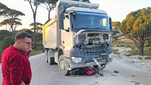 Muğla'da kamyonla çarpışan motosikletin sürücüsü hayatını kaybetti
