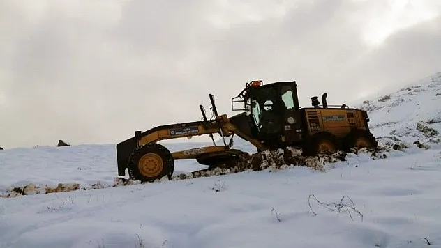 Muğla'da kar ile mücadele başladı