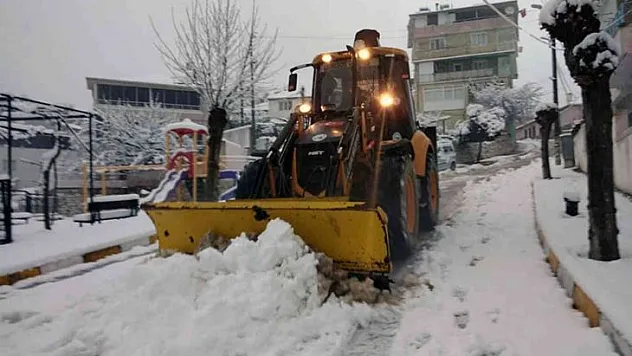 Muğla'da kar mesaisi