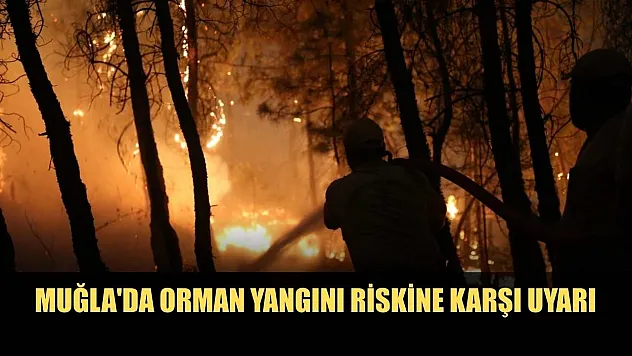 Muğla'da orman yangını riskine karşı uyarı