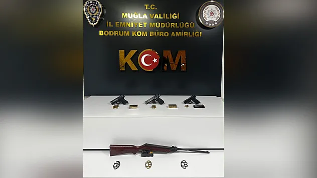 Muğla'da ruhsatsız silah operasyonunda yakalanan şüpheli tutuklandı