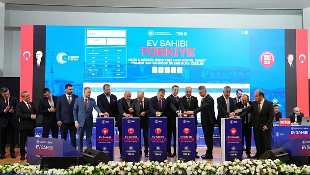 Muğla'da TOKİ Kura Çekilişi Yapıldı: 6 Bin 417 Aile Ev Sahibi Olacak