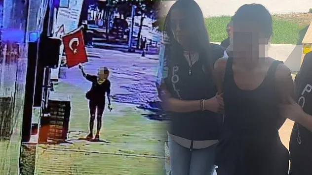 Muğla'da Türk bayrağını yakmaya çalışan kadın adliyeye sevk edildi