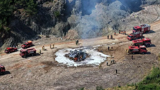 Muğla'da yangın sezonu öncesi orman yangın tatbikatı