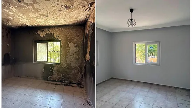 Muğla'da yangının izleri 'Güvenli Yuvam'la silindi