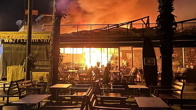 Muğla'daki işletmede yangın