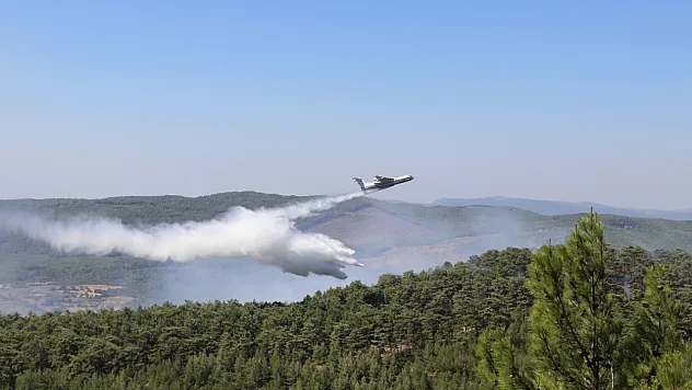 Muğla'daki yangının enerjisi düşürüldü