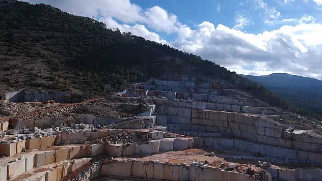 Muğla'dan 9 ayda 75 milyon dolarlık mermer ihracatı yapıldı
