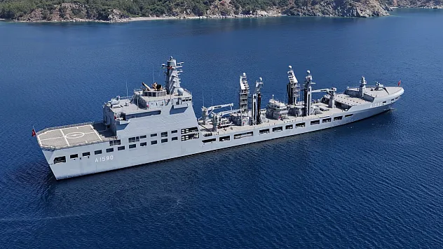 Muğla'dan Doğu Akdeniz'e Açılan TCG Derya Tatbikatta Görev Başında
