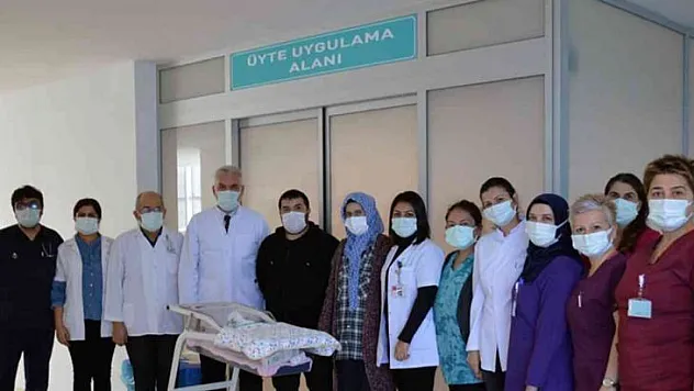 Muğla Eğitim Araştırma'nın ilk tüp bebeği