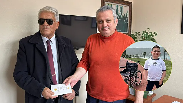 Muğla Görme Engelliler Derneği'nden,  'Yusuf Eymen'e umut ol' ziyareti