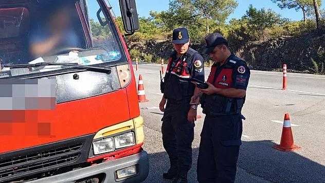 Muğla Jandarma trafik timlerince bir haftada 202 araç trafikten men edildi