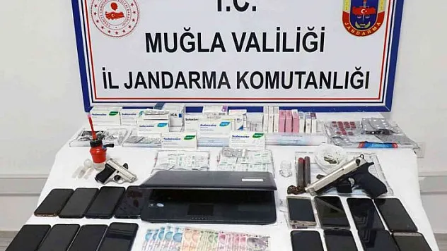 MUĞLA JANDARMASINDAN 'KÖKÜNÜ KURUTMA' OPERASYONU