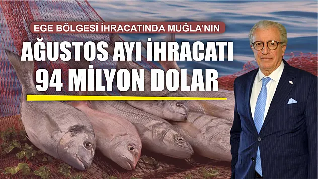 Muğla'nın Ağustos ayı ihracatı 94 milyon dolar