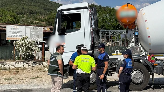 Turizm merkezlerinde beton mikserlere sıkı takip