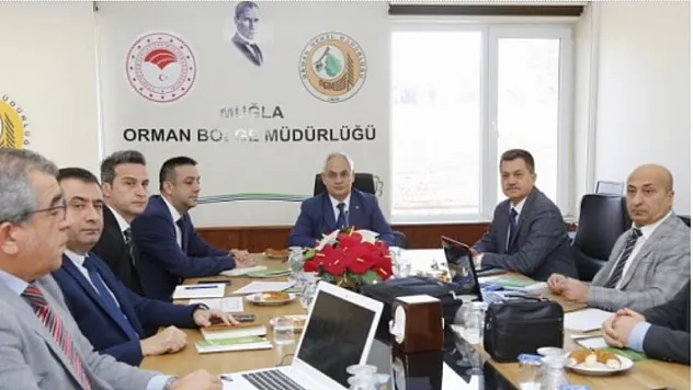 Muğla Orman Bölge Müdürlüğü'nde Değerlendirme Toplantısı