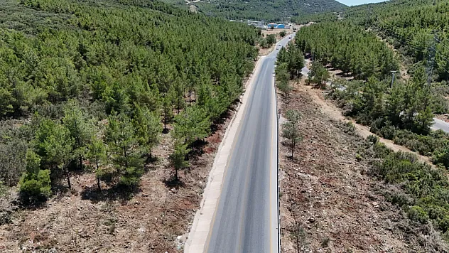 Muğla Orman İşletme Müdürlüğü Yol Kenarı Temizlik Çalışmalarına Devam Ediyor