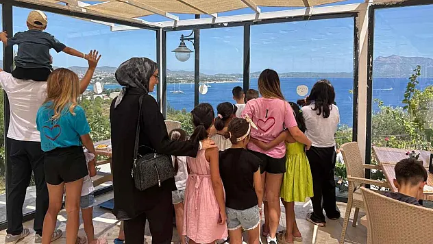 Muğla Sevgi Evleri'nde kalan çocuklar Datça'da ağırlandı